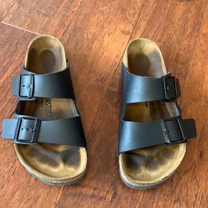 Black Birkenstock sandals